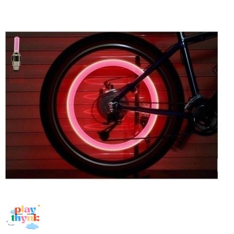 Bộ 2 Đèn LED Gắn Van Xe - Hiệu Ứng Ánh Sáng Màu Sắc Ngẫu Nhiên Cho Xe Hơi, An Toàn và Thú Vị Khi Lái Xe, Giao Hàng Miễn Phí Từ 99K