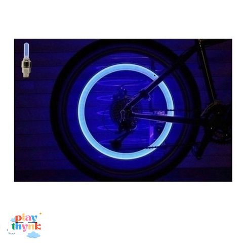 Bộ 2 Đèn LED Gắn Van Xe - Hiệu Ứng Ánh Sáng Màu Sắc Ngẫu Nhiên Cho Xe Hơi, An Toàn và Thú Vị Khi Lái Xe, Giao Hàng Miễn Phí Từ 99K