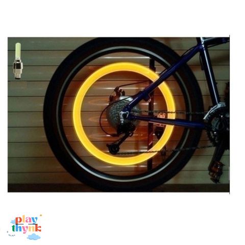 Bộ 2 Đèn LED Gắn Van Xe - Hiệu Ứng Ánh Sáng Màu Sắc Ngẫu Nhiên Cho Xe Hơi, An Toàn và Thú Vị Khi Lái Xe, Giao Hàng Miễn Phí Từ 99K