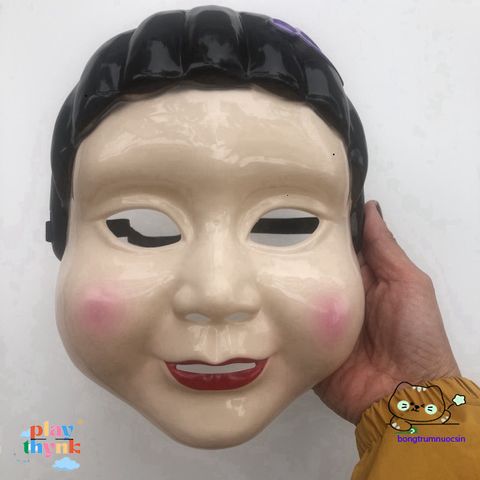 Mặt Nạ Robot Squid Game - Đồ Chơi Hóa Trang Halloween An Toàn, Chất Liệu PVC, Đạo Cụ Cosplay Độc Đáo, Hot Trend 2021