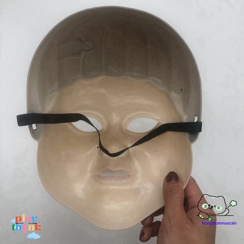 Mặt Nạ Robot Squid Game - Đồ Chơi Hóa Trang Halloween An Toàn, Chất Liệu PVC, Đạo Cụ Cosplay Độc Đáo, Hot Trend 2021