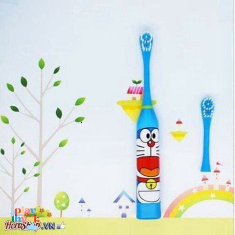 Bàn Chải Điện Tự Động Cho Trẻ Em - Đánh Răng Vui Vẻ Với Nhân Vật Hoạt Hình Dễ Thương - Combo 2C 79KK