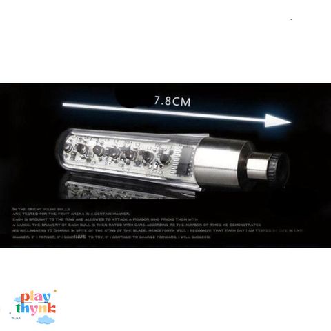 Bộ 2 Đèn LED Gắn Van Xe Tạo Chữ Khi Chạy Cực Đẹp MSV57 - Phụ Kiện Xe Máy, Xe Đạp Độc Đáo