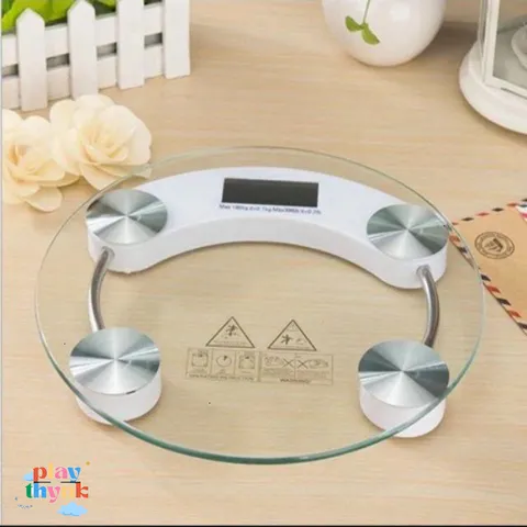 Cân Điện Tử 180KG Hình Tròn - Cân Sức Khỏe Thông Minh - Độ Chính Xác Cao, Thiết Kế Sang Trọng, Tiết Kiệm Pin