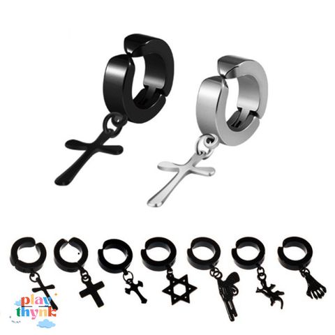 Khuyên Tai Kẹp Titan KH14 - Thời Trang Không Cần Xỏ Lỗ, 5 Mẫu Độc Đáo Dành Cho Người Yêu Thích Trang Sức