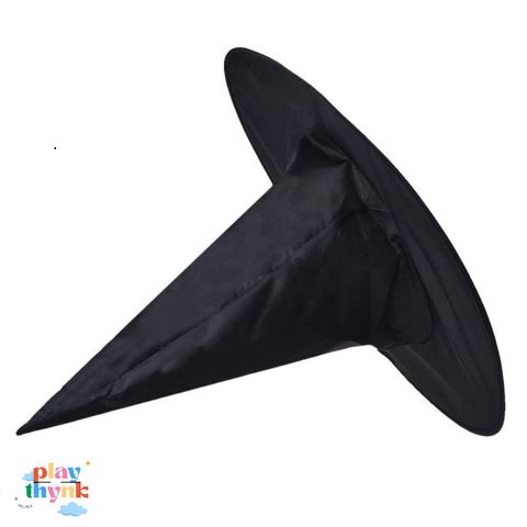Mũ Phù Thủy Đen 7 Trong 1 - Phụ Kiện Hóa Trang Halloween Hoàn Hảo Cho Đàn Bà, Bộ Trang Phục Tiệc Tùng
