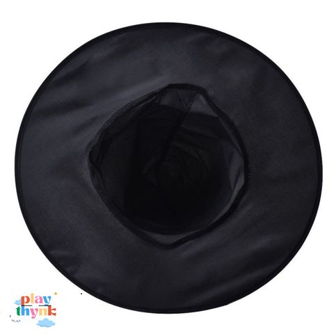 Mũ Phù Thủy Đen 7 Trong 1 - Phụ Kiện Hóa Trang Halloween Hoàn Hảo Cho Đàn Bà, Bộ Trang Phục Tiệc Tùng