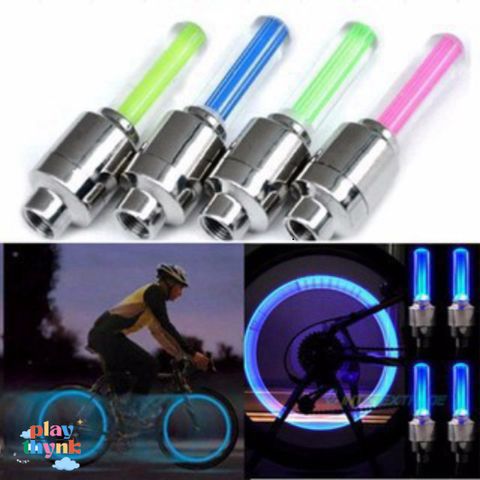 Bộ Đôi Đèn LED Phát Sáng Gắn Van Xe - Đèn Nổi Bật Cho Xe Đạp, Xe Máy, Ô Tô - Phụ Kiện Chất Lừ Cho Dân Chơi Xe
