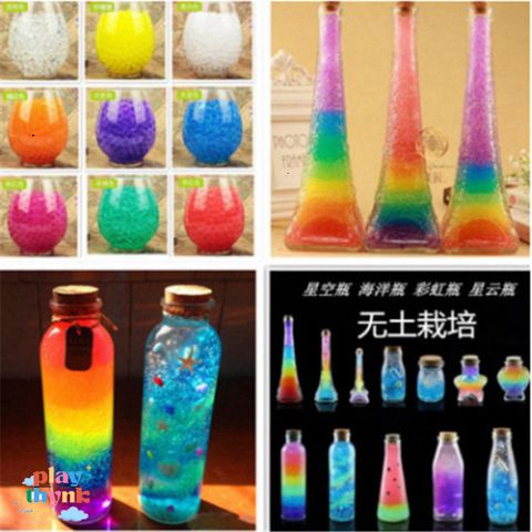 Hạt Nở Trang Trí Ngâm Nước - Đồ Decor Nhà Cửa Mã MXQ25, Hạt Tăng Kích Thước Đẹp, An Toàn Cho Bé, Giữ Ẩm Cho Cây