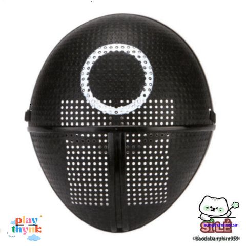 Mặt Nạ Cosplay Squid Game Boss - Phụ Kiện Nhập Vai Độc Đáo, Chất Liệu Bền Bỉ, Thích Hợp Cho Tiệc Hóa Trang và Halloween