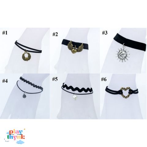 Dây Chuyền Choker Link Hợp Kim Thời Trang Nhật Bản - Vòng Chân Đẹp Tôn Vẻ Sang Trọng, Phong Cách Châu Âu, Hàn Quốc