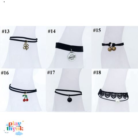 Dây Chuyền Choker Link Hợp Kim Thời Trang Nhật Bản - Vòng Chân Đẹp Tôn Vẻ Sang Trọng, Phong Cách Châu Âu, Hàn Quốc