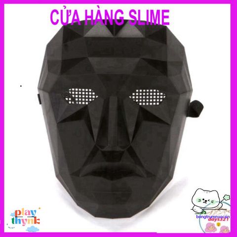 Mặt nạ Squid Game - Mặt nạ hóa trang Boss cho Halloween, Cosplay và các sự kiện, Đặc trưng từ phim truyền hình Hàn Quốc nổi tiếng
