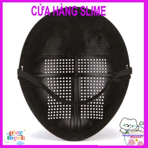 Mặt nạ Squid Game - Mặt nạ hóa trang Boss cho Halloween, Cosplay và các sự kiện, Đặc trưng từ phim truyền hình Hàn Quốc nổi tiếng