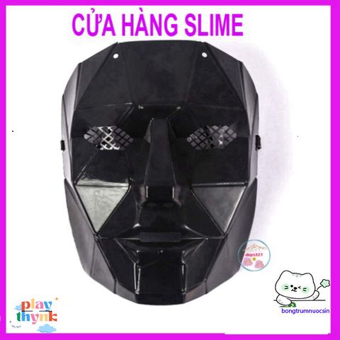 Mặt nạ Squid Game - Mặt nạ hóa trang Boss cho Halloween, Cosplay và các sự kiện, Đặc trưng từ phim truyền hình Hàn Quốc nổi tiếng