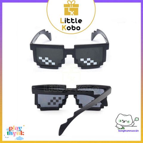 Kính Mắt Thug Life Siêu Ngầu - Kính Cosplay Dành Cho Trẻ Em, Phong Cách Thời Thượng Chất Nhựa Bền, Đồ Chơi Giải Trí