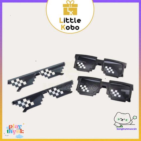 Kính Mắt Thug Life Siêu Ngầu - Kính Cosplay Dành Cho Trẻ Em, Phong Cách Thời Thượng Chất Nhựa Bền, Đồ Chơi Giải Trí
