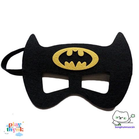 Mặt Nạ Siêu Anh Hùng Cho Bé - Phụ Kiện Hóa Trang Halloween Spider-Man, Iron Man, Batman An Toàn và Thú Vị