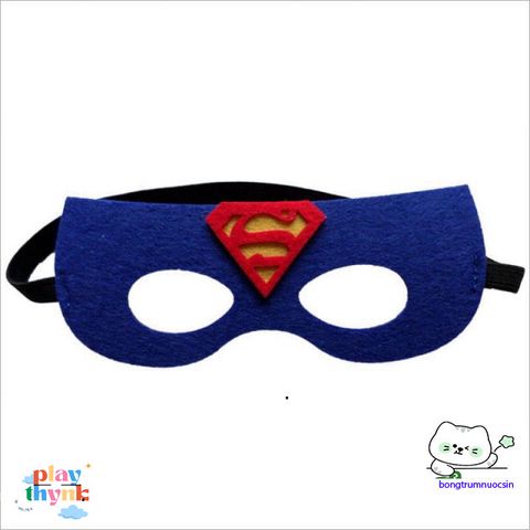 Mặt Nạ Siêu Anh Hùng Cho Bé - Phụ Kiện Hóa Trang Halloween Spider-Man, Iron Man, Batman An Toàn và Thú Vị