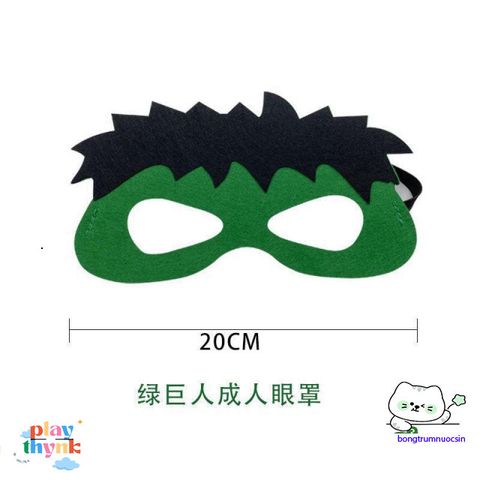 Mặt Nạ Siêu Anh Hùng Cho Bé - Phụ Kiện Hóa Trang Halloween Spider-Man, Iron Man, Batman An Toàn và Thú Vị