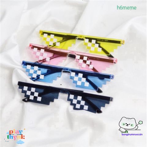 Kính Mát Vuông Không Viền Thug Life Cá Tính - 7 Mẫu Thiết Kế Độc Đáo Cho Nam & Nữ, Phong Cách Hip Hop Hài Hước