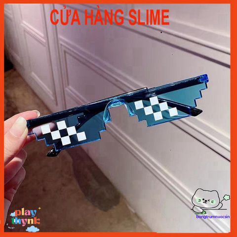 Kính Mắt Thuglife 6 Chấm MINECRAFT - Kiểu Dáng Dễ Thương, Nhiều Màu Sắc, Phong Cách Thời Trang 8bit cho Nam Nữ