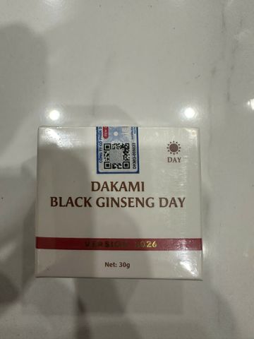 Kem Nám Tàn Nhang Dakami Black Ginseng - Dưỡng Trắng, Cung Cấp Ẩm, Làm Mờ Vết Thâm, Lão Hóa, 30g