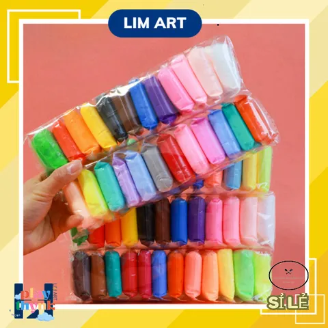 Bộ Đất Sét Tự Khô Nhiều Màu An Toàn Cho Trẻ - Bộ Dụng Cụ Tạo Hình Khéo ...
