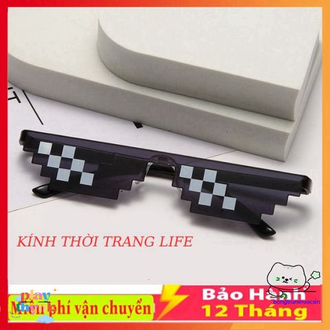 Kính Mát Thug Life 6 Chấm - Kính Thời Trang Minecraft Cực Chất, Kiểu Dáng Dễ Thương Phù Hợp Nam Nữ, Hot Trend 2023