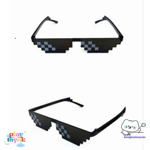 Kính Thug Life Gập Gọn - Phụ Kiện Thời Trang Cá Tính Chống Tia UV Cho Gamer và Người Yêu Thích Phong Cách Nổi Bật