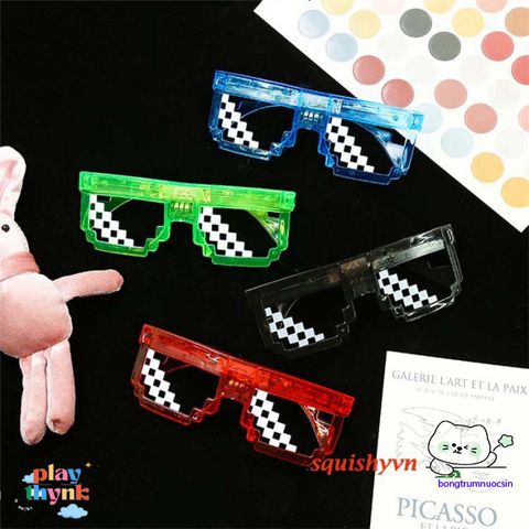 Kính Thuglife Phát Sáng LED Nobita - Thiết Kế Độc Đáo Cho Tiệc Tùng, Bar và Buổi Hòa Nhạc - Quà Tặng Thời Trang Hấp Dẫn