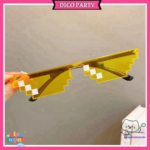 Kính Chụp Ảnh Thug Life 6 Chấm Nhiều Màu - Kính Vui Nhộn Cho Bức Hình Sinh Động Và Cá Tính