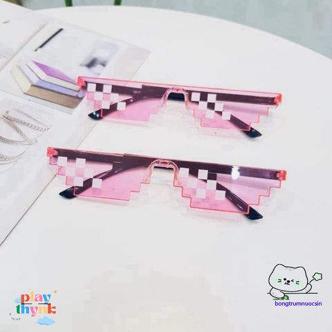 Kính Mắt Thug Life 8bit - Phong Cách Côn Đồ, Chất Lượng Cao, Thời Trang Dễ Thương, Phù Hợp Nam Nữ, Kiểu Dáng Cute, Hot Trend 2018