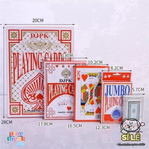 Bộ bài Poker Khổng Lồ A4 - Vật Phẩm Giải Trí Hoàn Hảo, Dễ Cầm Nắm, Thích Hợp Cho Tiệc Tùng và Trình Diễn Nghệ Thuật