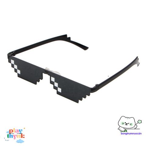 Kính Mát Unisex Pixelated Thực Adorable - Phong Cách Thời Trang Chất Lượng Cao Cho Nam Nữ, Kính Râm Hài Hước Cho Game Thủ