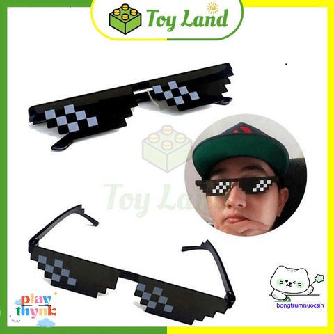 Kính Thug Life Cosplay Siêu Ngầu - Kính Mắt Thời Thượng Cho Trẻ Em, Chất Nhựa Bền Bỉ, Phong Cách Độc Đáo, Đồ Chơi Xả Stress