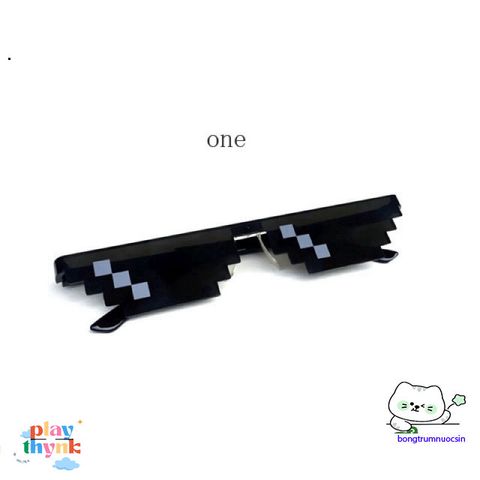 Kính Mát Thug Life 6 Chấm - Phụ Kiện Siêu Ngầu Cho Gamer Đam Mê Minecraft - Thể Hiện Cá Tính Vượt Trội