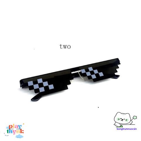 Kính Mát Thug Life 6 Chấm - Phụ Kiện Siêu Ngầu Cho Gamer Đam Mê Minecraft - Thể Hiện Cá Tính Vượt Trội