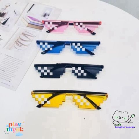 Kính Thug Life 8Bit - Kính Mát Chống Bụi Thời Trang Nam Nữ, Kiểu Dáng Dễ Thương, Hot Trend 2018