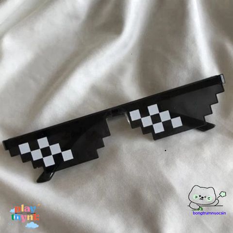 Kính Mát Mosaic Punk Thug Life - Kính Chống UV400, Cá Tính Vui Nhộn Cho Tiệc Tùng và Khiêu Vũ Disco