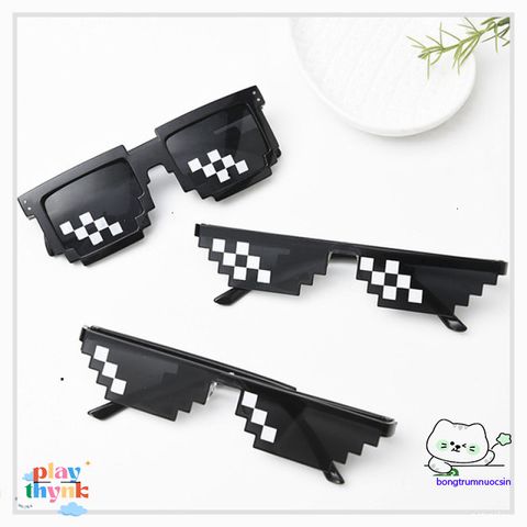 Kính Mắt Thug Life 6 Chấm Đầy Màu Sắc - Kính Mát Disco Thời Trang, Phong Cách Năng Động, Chống Chói UV400