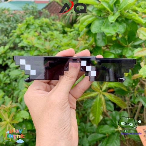 Kính Mắt Thug Life Minecraft - Kính Thời Trang Hot Gen Z, Kiểu Dáng Cute, Chống Bụi - Phụ Kiện Độc Đáo cho Tín Đồ Gamers