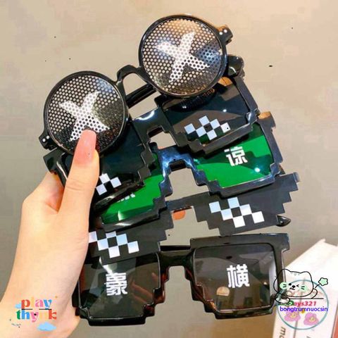 Kính Mát Thug Life Mosaic UV400 - Phong Cách Hip Hop Đẳng Cấp Dành Cho Nam Nữ - Kính Chống Tia UV Thời Trang