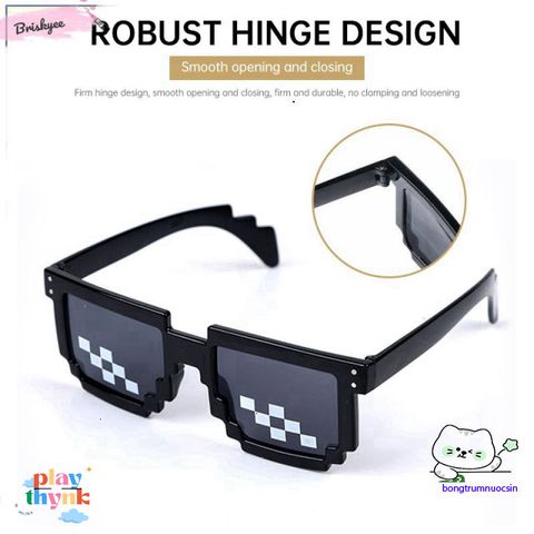 Kính Mosaics Thug Life - Kính Mắt Phong Cách Độc Đáo Pixel Disco Chống UV400 Cho Nam Nữ, Thời Trang, Vui Nhộn