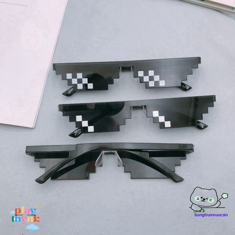 Kính Mát Thug Life Minecraft Nhiều Màu – Phụ Kiện Siêu Ngầu Dành Cho Gamers, Kính Mắt Thời Trang Hiện Đại