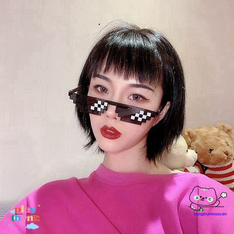 Kính Thug Life 6 Chấm - Kính Mắt Độc Đáo Cho Game Thủ, Phụ Kiện Minecraft Siêu Ngầu, Thể Hiện Cá Tính Gamer