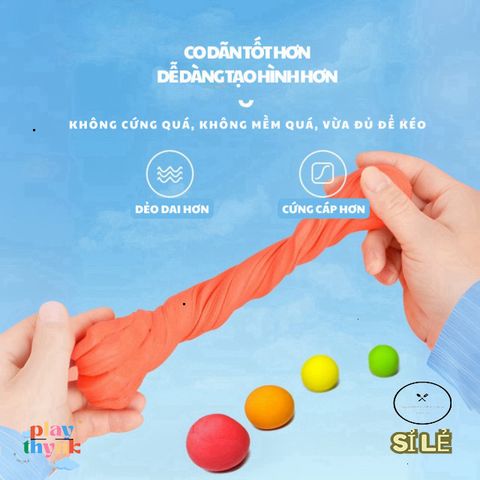 Combo 12 Đất Sét Tự Khô Nhật Bản ANDY'S KIDS - An Toàn, Siêu Nhẹ, Đồ Chơi Nghệ Thuật Cho Bé Tạo Hình Butter Slime