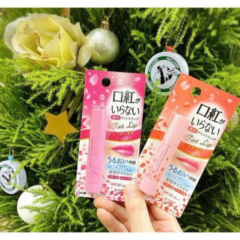 Son Dưỡng Môi Omi Menturm Nhật Bản Chống Nắng SPF20 - Tạo Màu Hồng Đỏ Tự Nhiên, Dưỡng Ẩm, Căng Mọng 3.5g