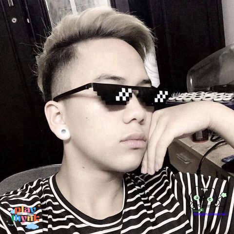 Kính Râm Thug Life Minecraft - Phụ Kiện Thời Trang Cá Tính Cho Game Thủ, Bảo Vệ Mắt Chống Nắng Tuyệt Đỉnh