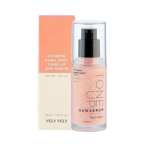Serum Chống Nắng Vely Vely Vitamin Tone-Up SPF50+/PA++++ 30ml - Bảo vệ da tối ưu, giữ ẩm và làm sáng da trong mùa hè nóng bức